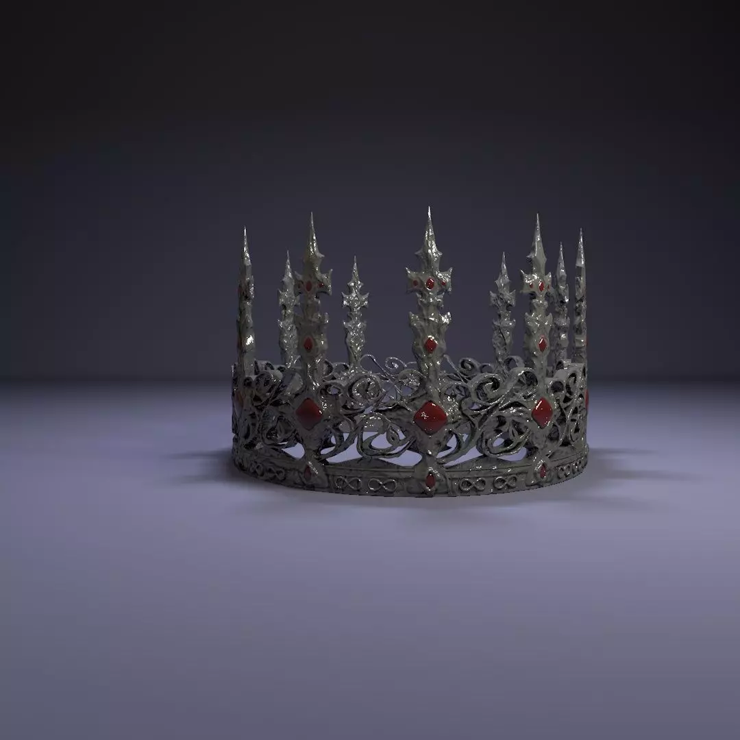 Barocco Crown 3D print model_0