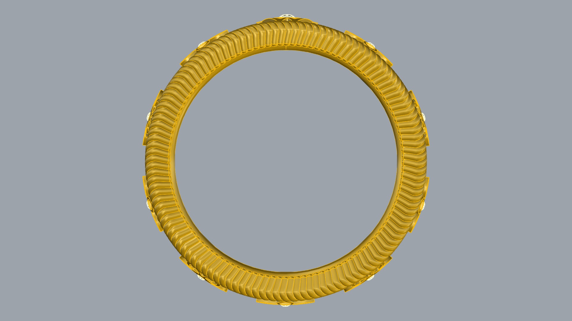 Enamel and Floral Rotating Ring JDBCo 3D print model_9