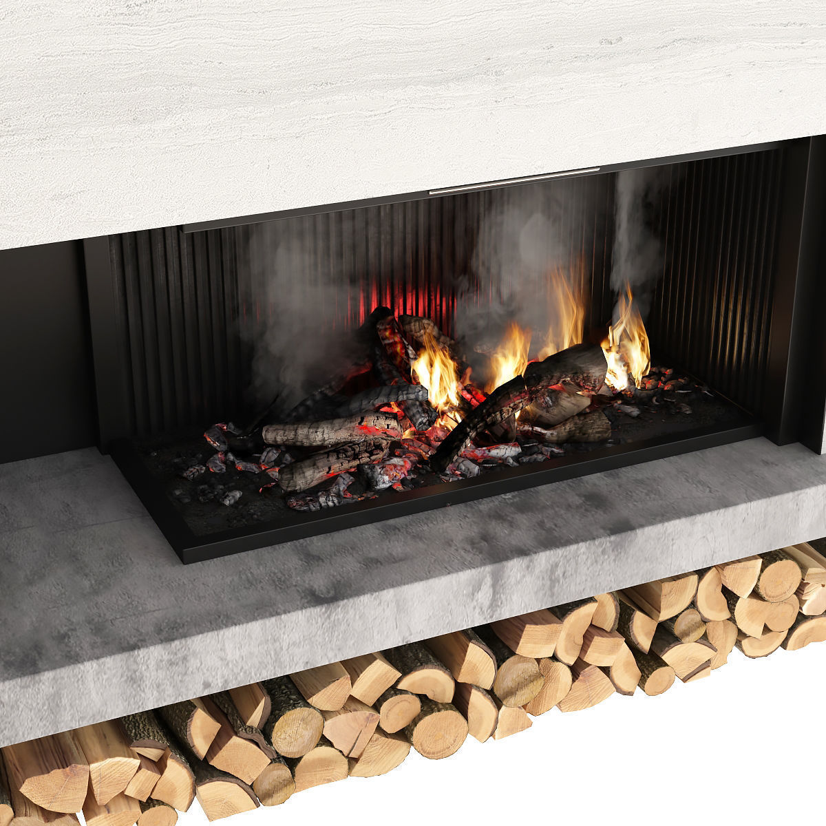 Fireplace 3D model_7