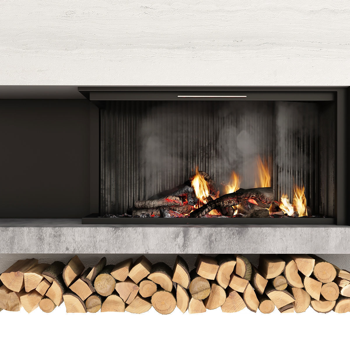 Fireplace 3D model_5