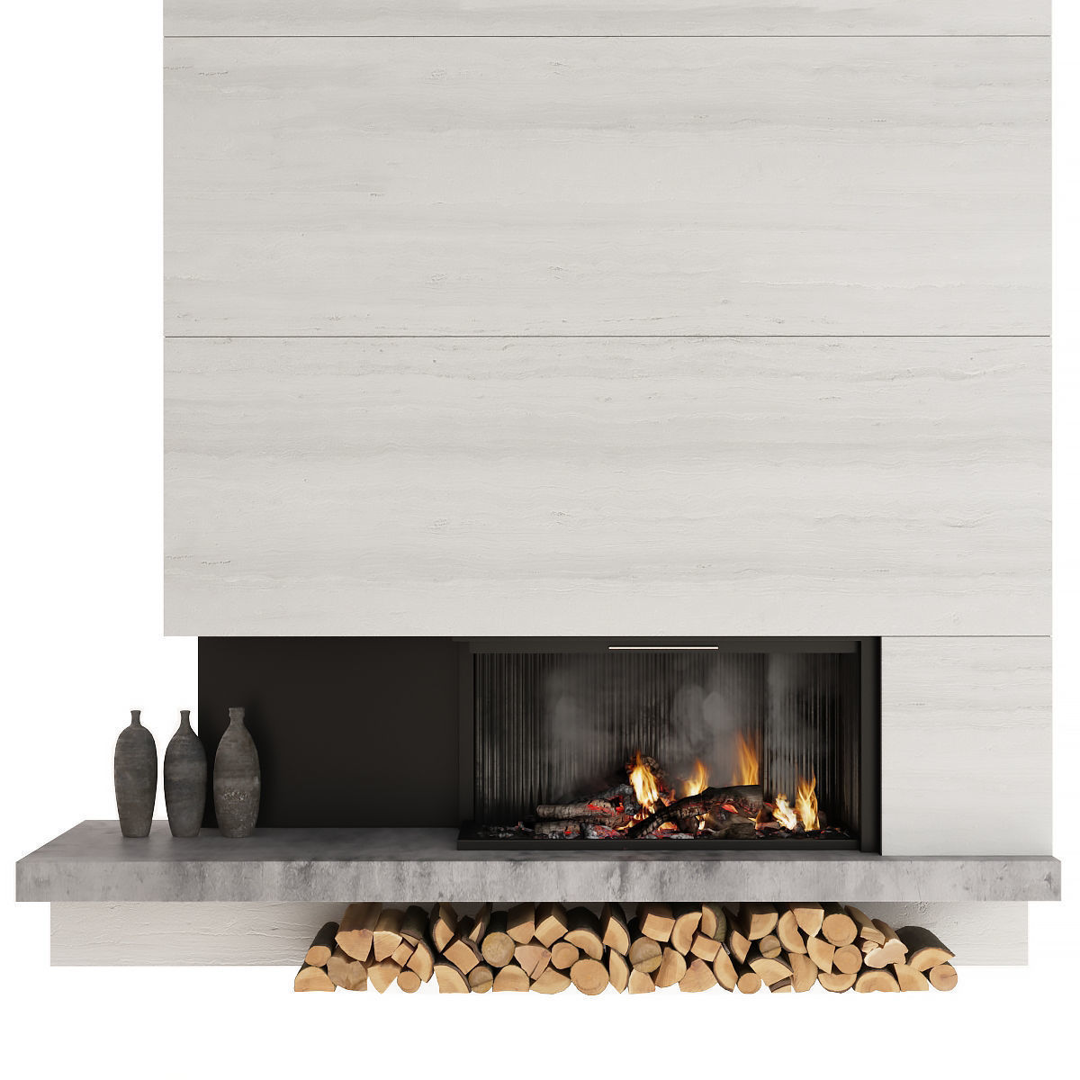 Fireplace 3D model_1