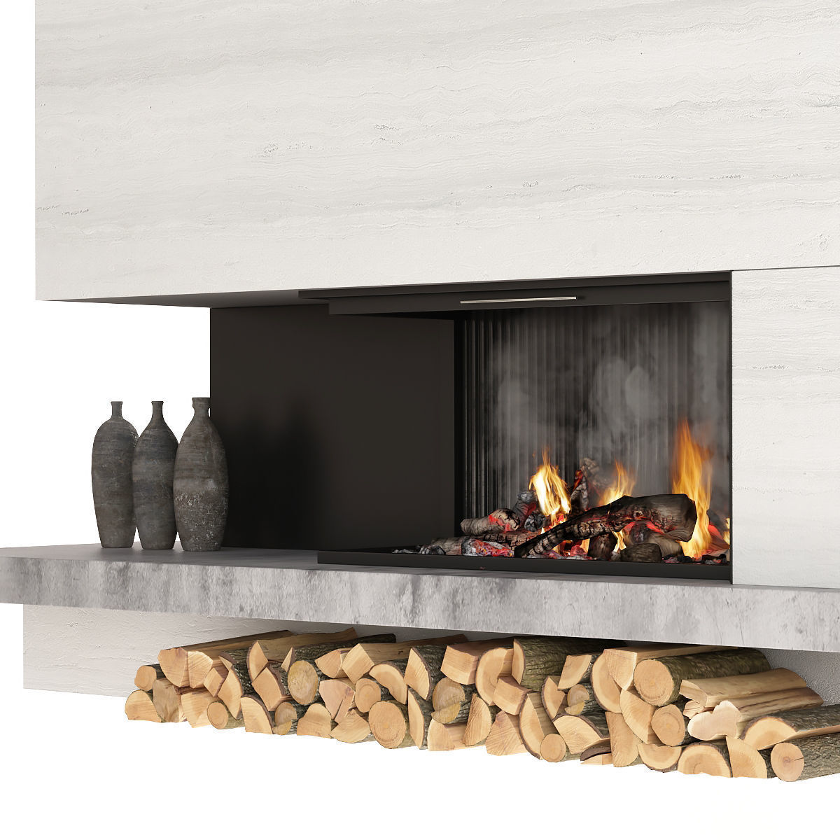 Fireplace 3D model_2