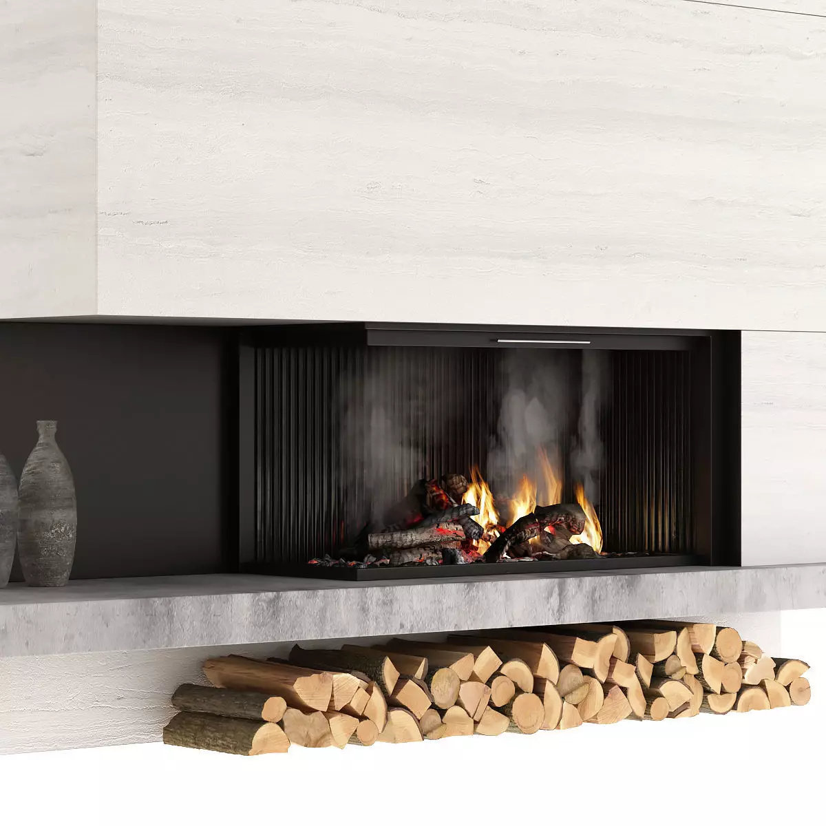 Fireplace 3D model_0