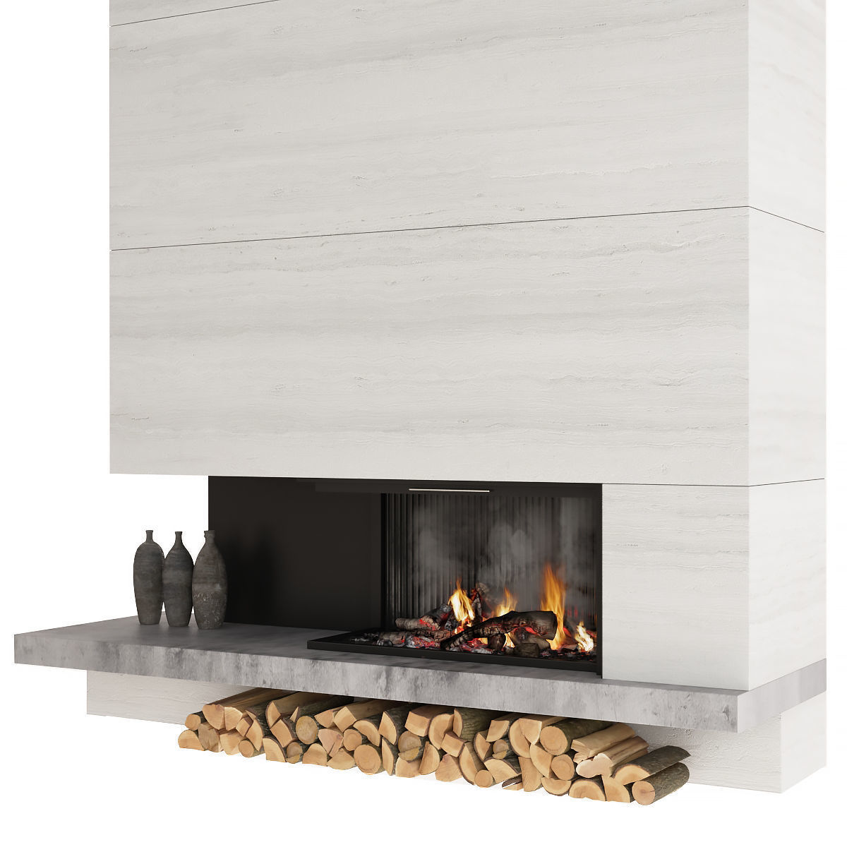 Fireplace 3D model_4