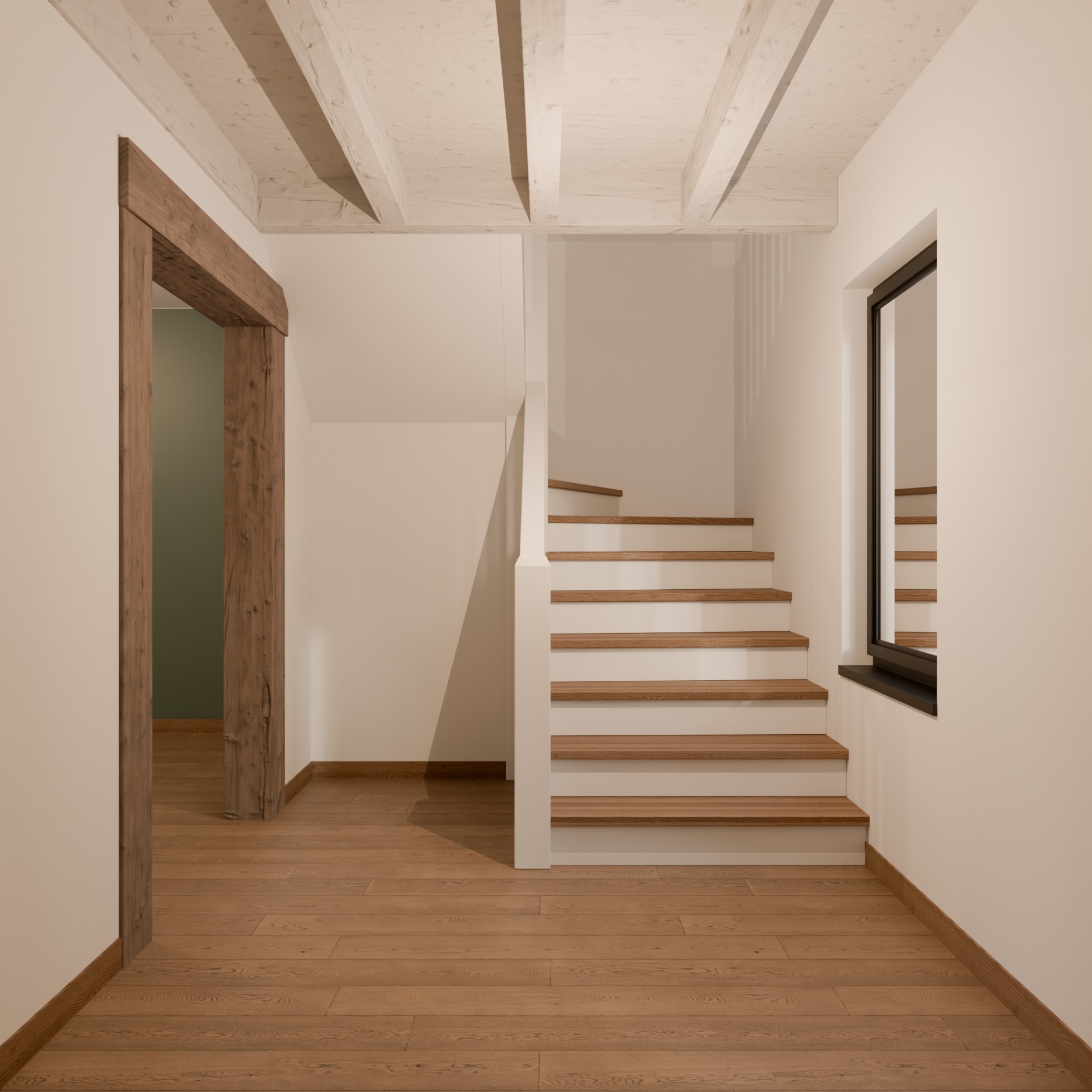 Modern Cabin House 3D model_5