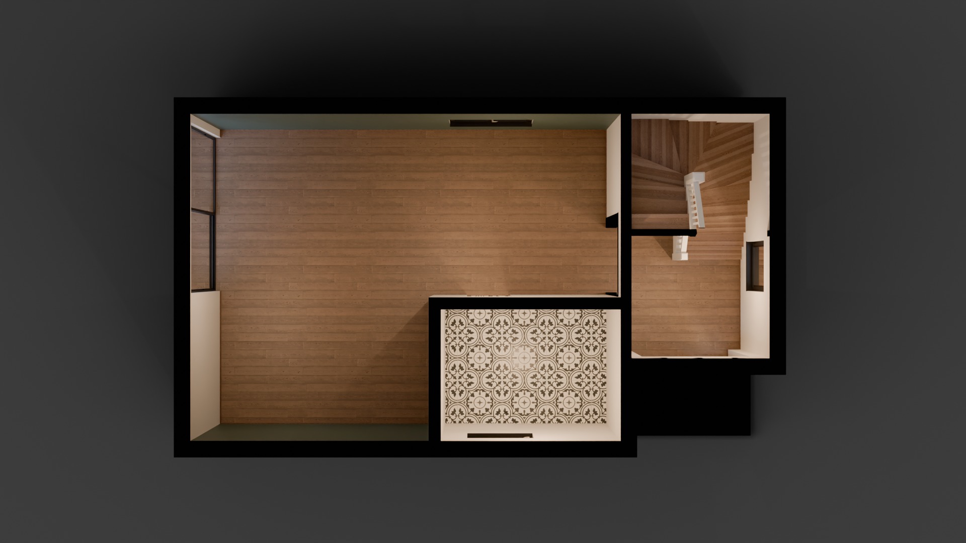 Modern Cabin House 3D model_8