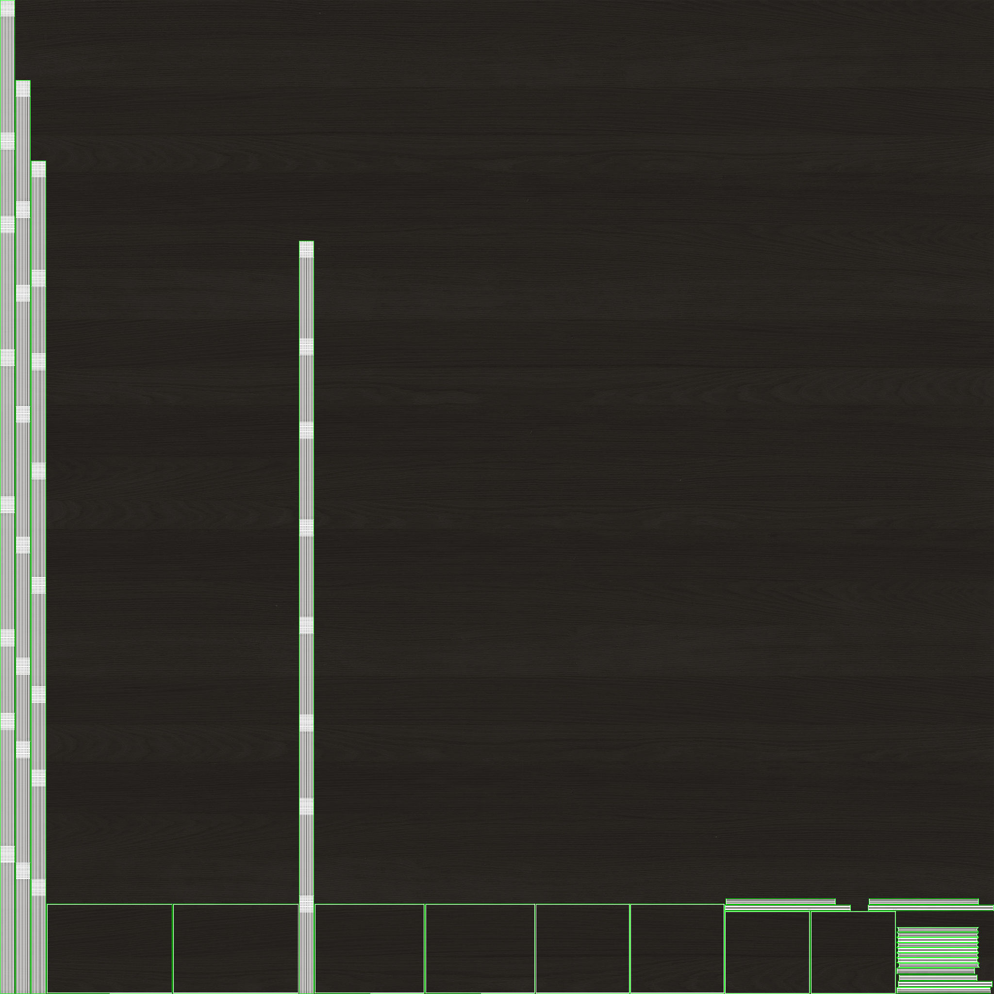 Thonet Set B 9 Steel and Wood Side Table 3D model_10