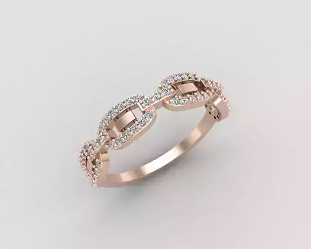 Minimal Chain ring 138-MW 3D print model