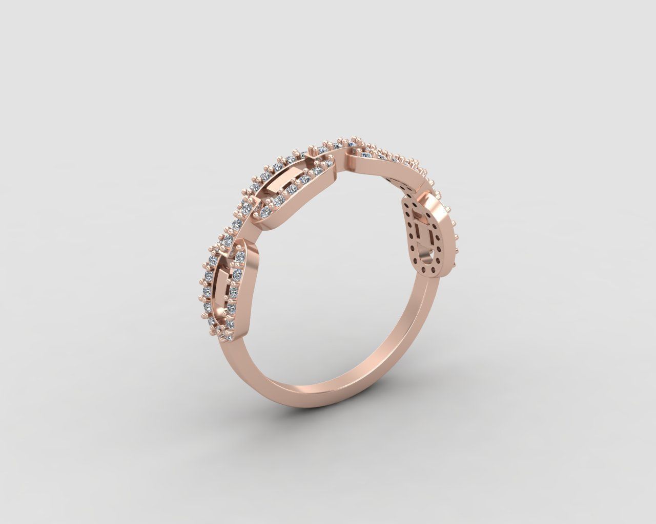 Minimal Chain ring 138-MW 3D print model_4