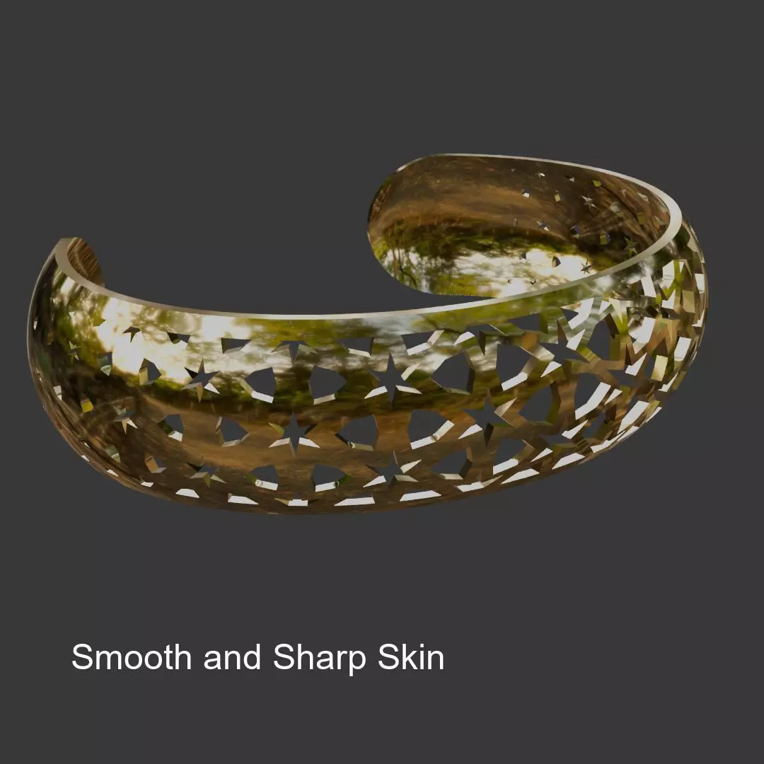 Bangle 020 3D print model_0