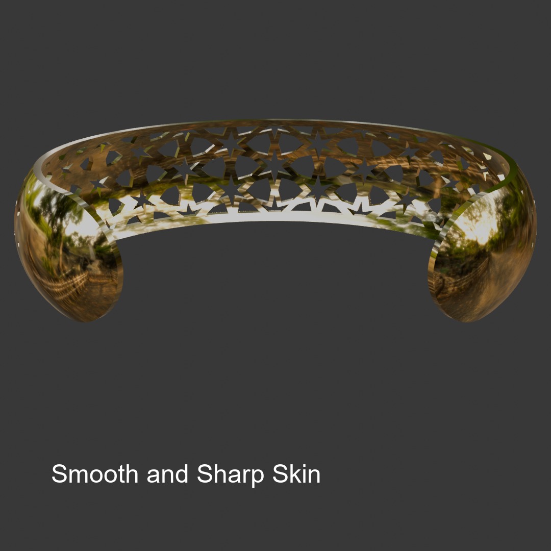 Bangle 020 3D print model_3