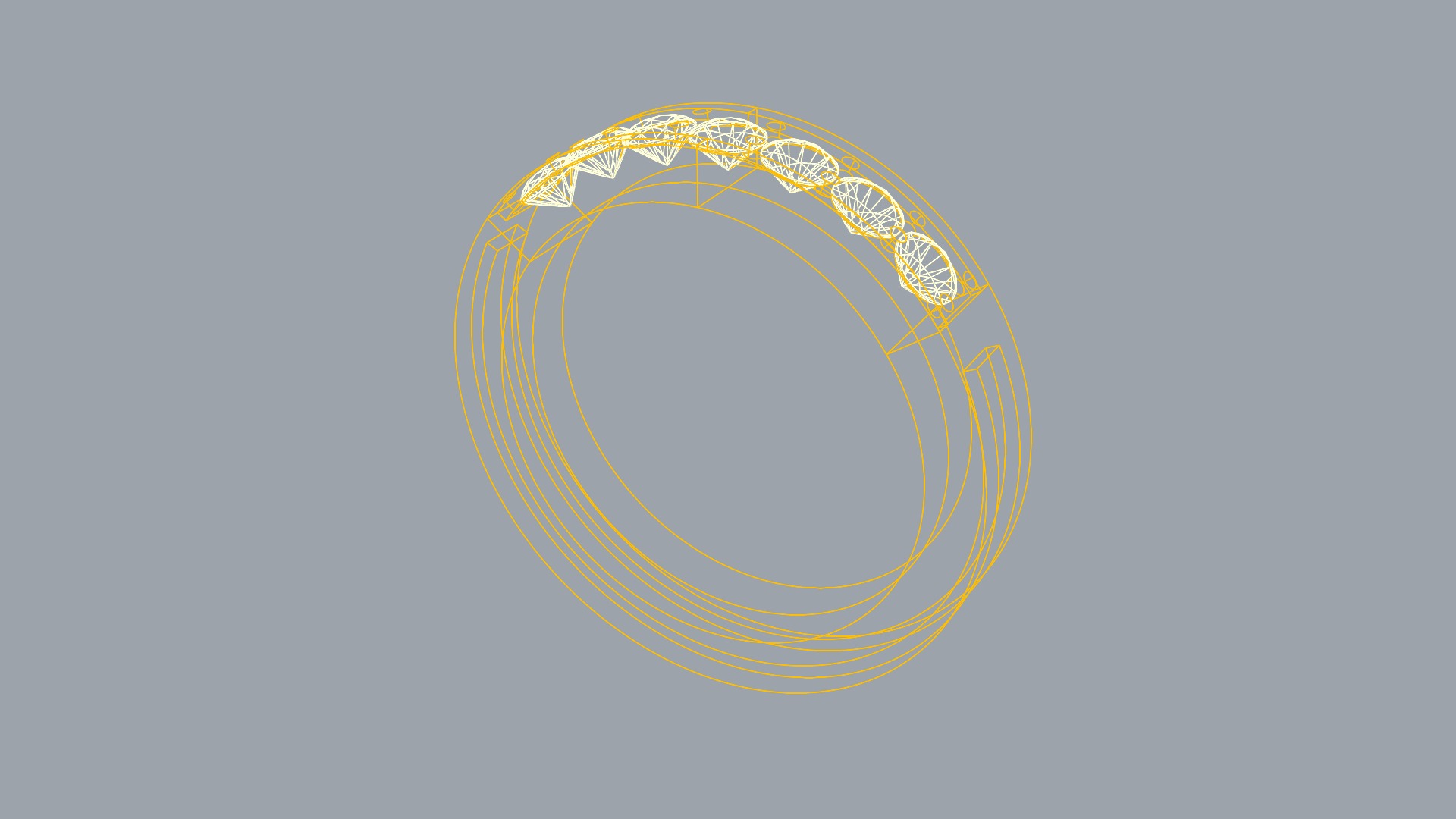 Timeless Channel Set Ring JDBCo 3D print model_8