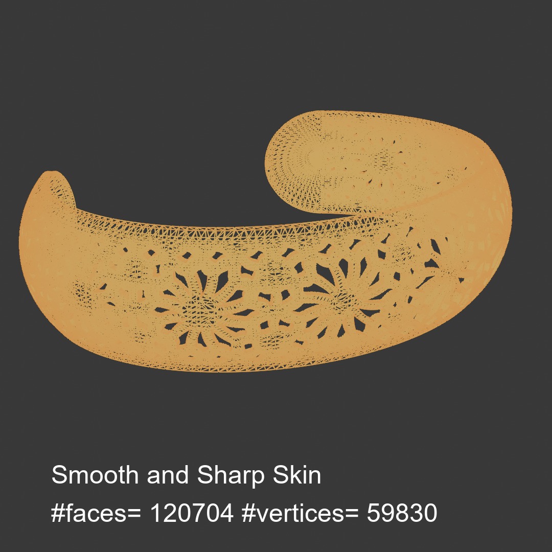 Bangle 017 3D print model_4