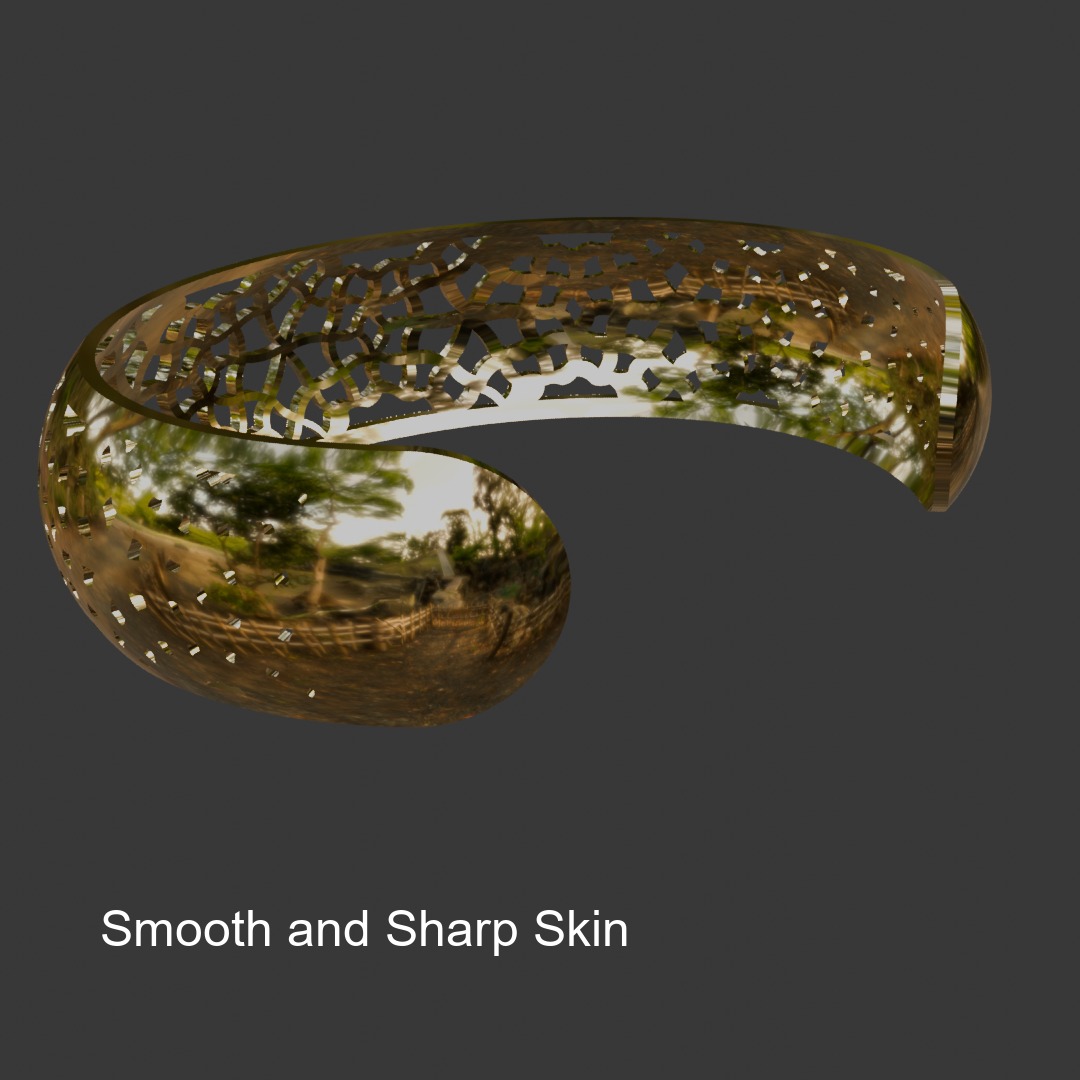 Bangle 015 3D print model_1
