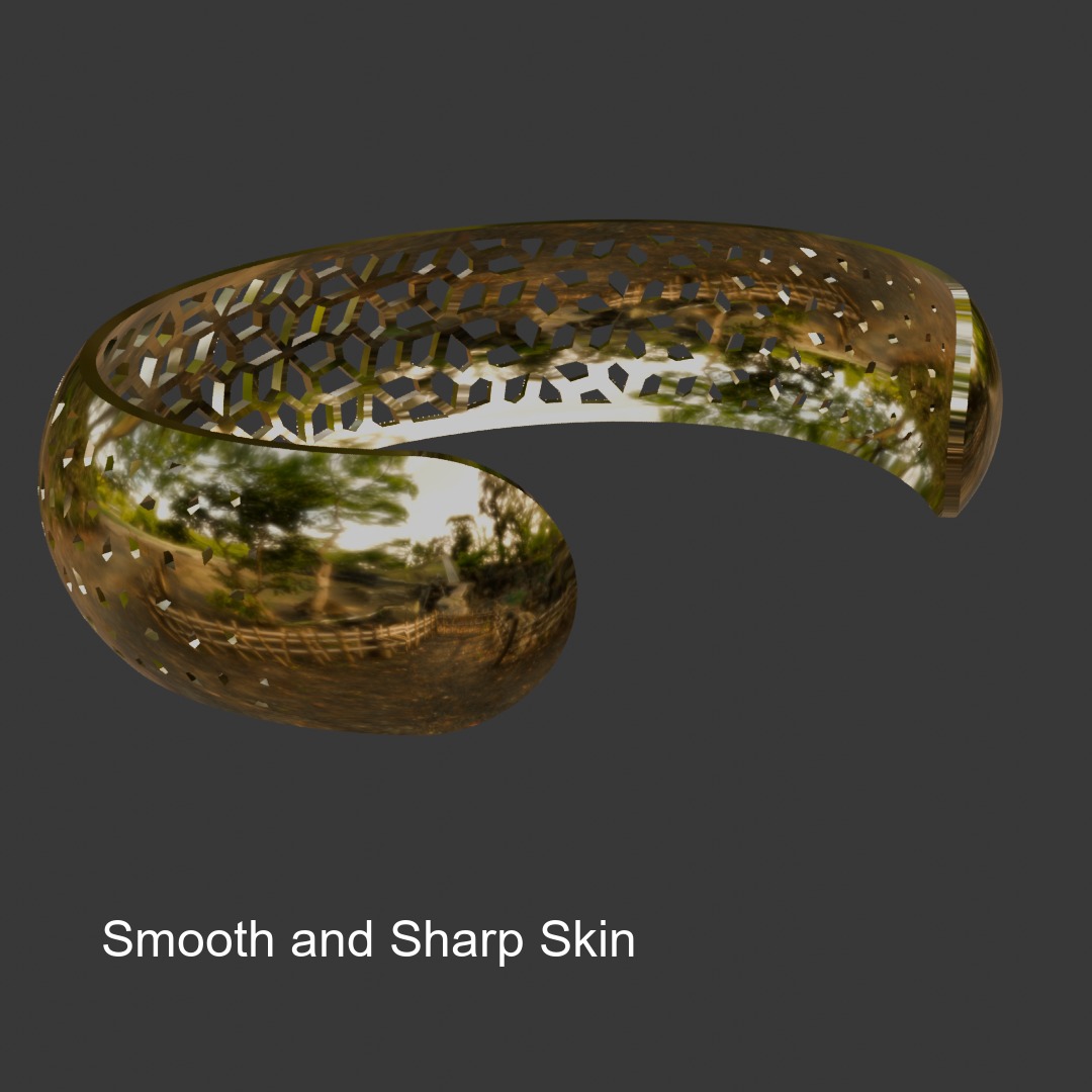 Bangle 013 3D print model_1