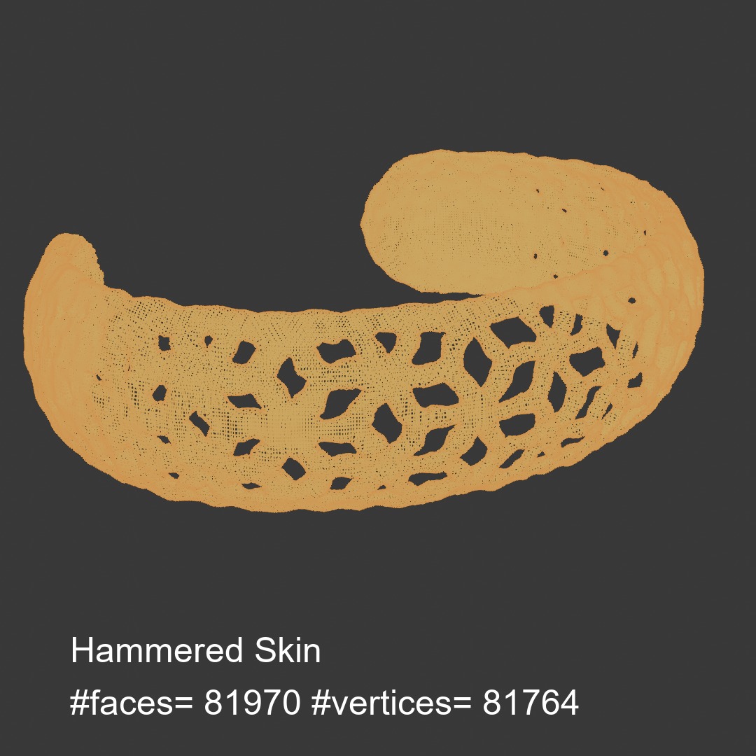 Bangle 012 3D print model_14