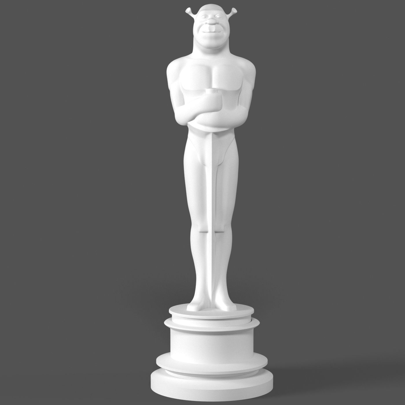 Oscar Shrek 3d print 3D print model_3