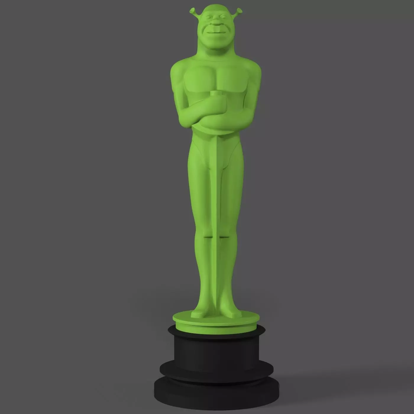Oscar Shrek 3d print 3D print model_0