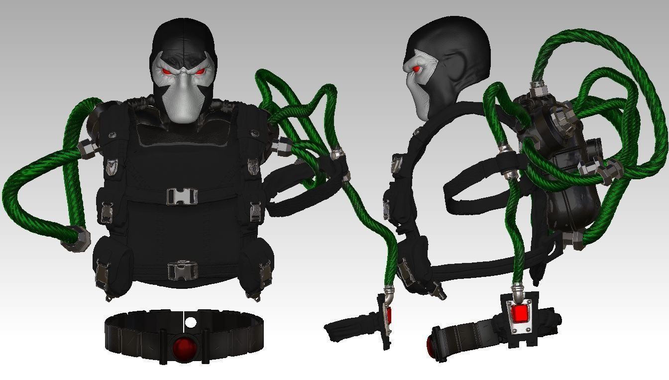 Bane Mezco 1-12 Kit - One12  3D print model_3