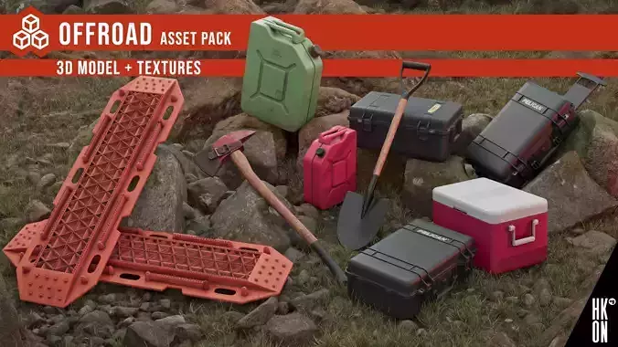 Offroad - AssetPack - 3D Model and Textures