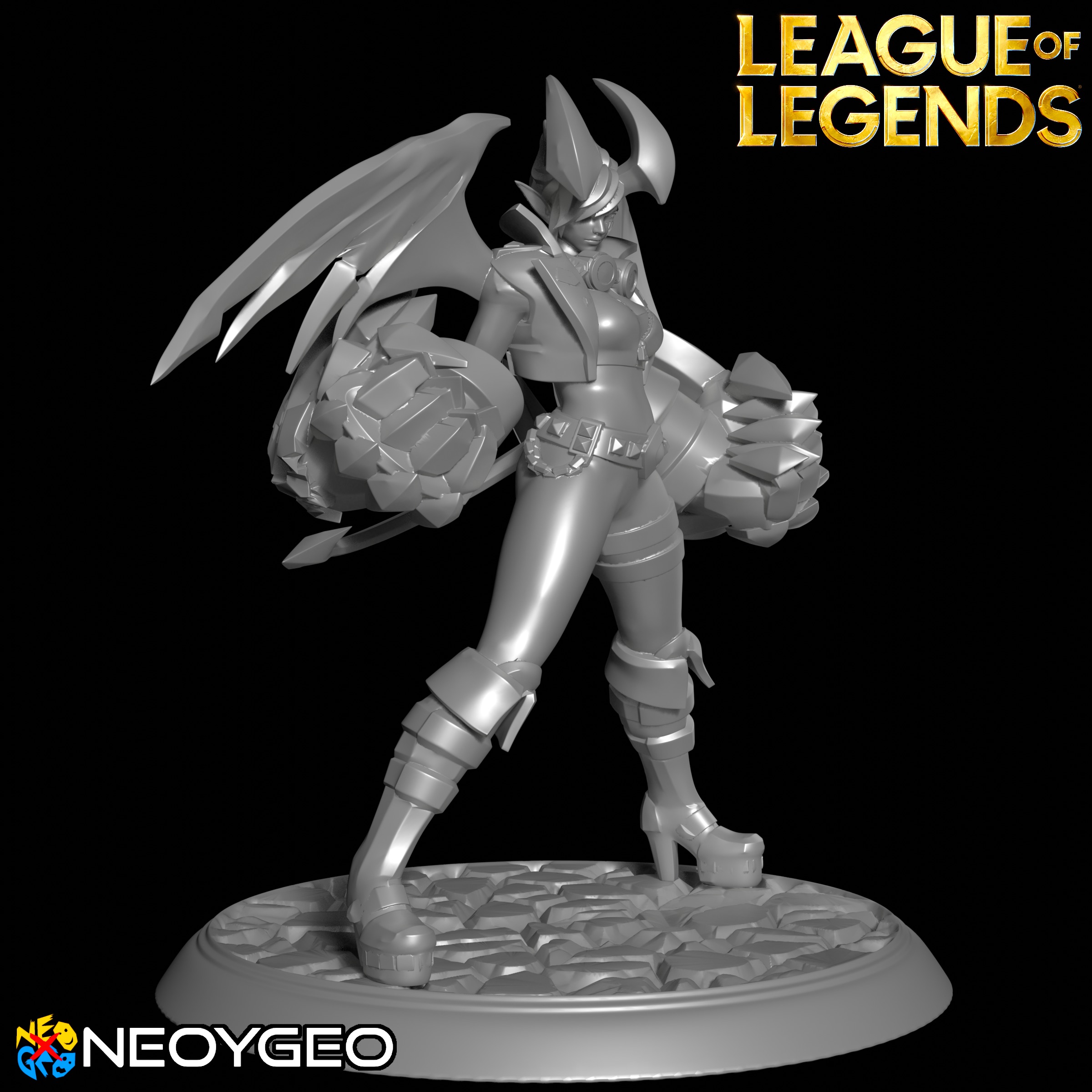 VI DEMON - LEAGUE OF LEGENDS 3D print model_3