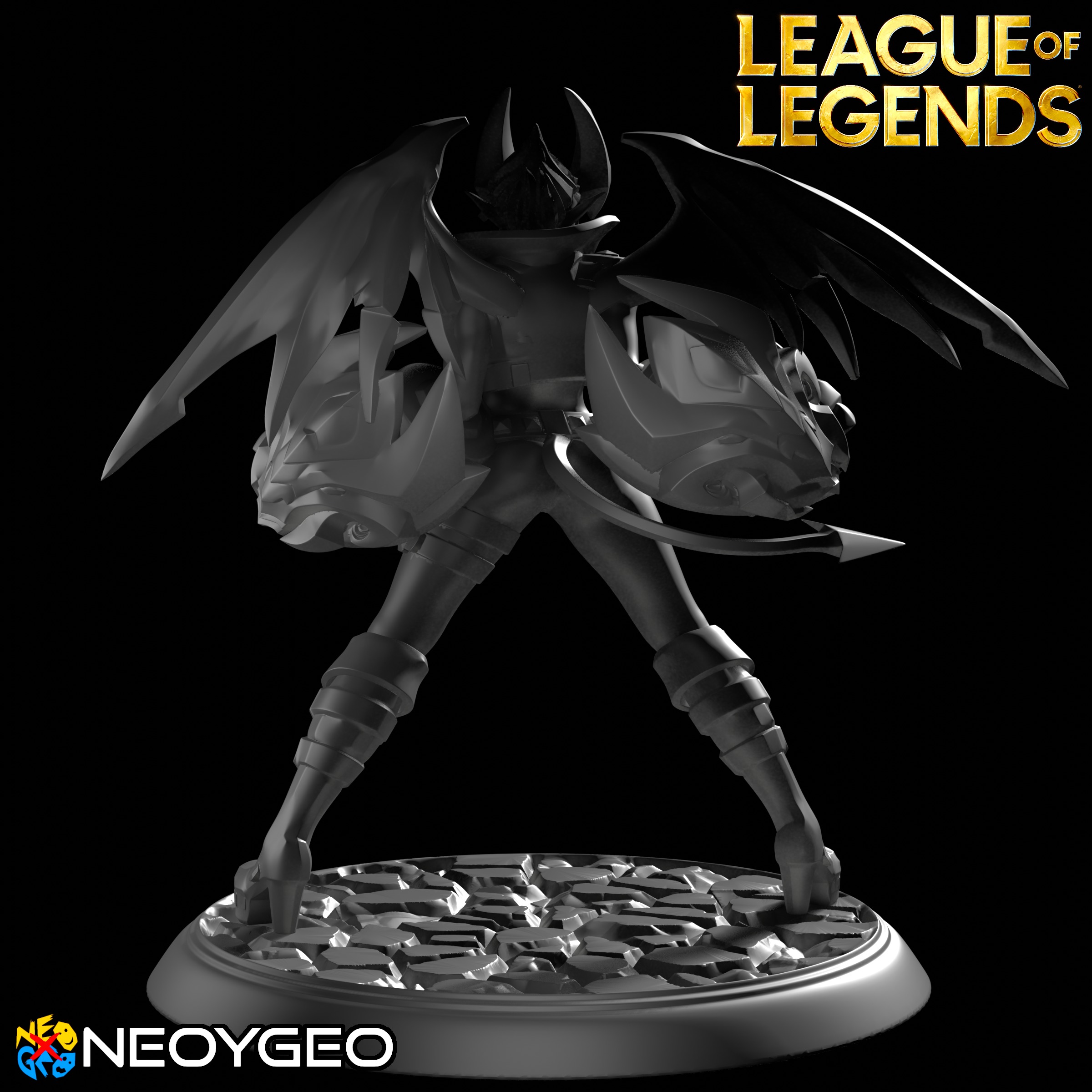 VI DEMON - LEAGUE OF LEGENDS 3D print model_4