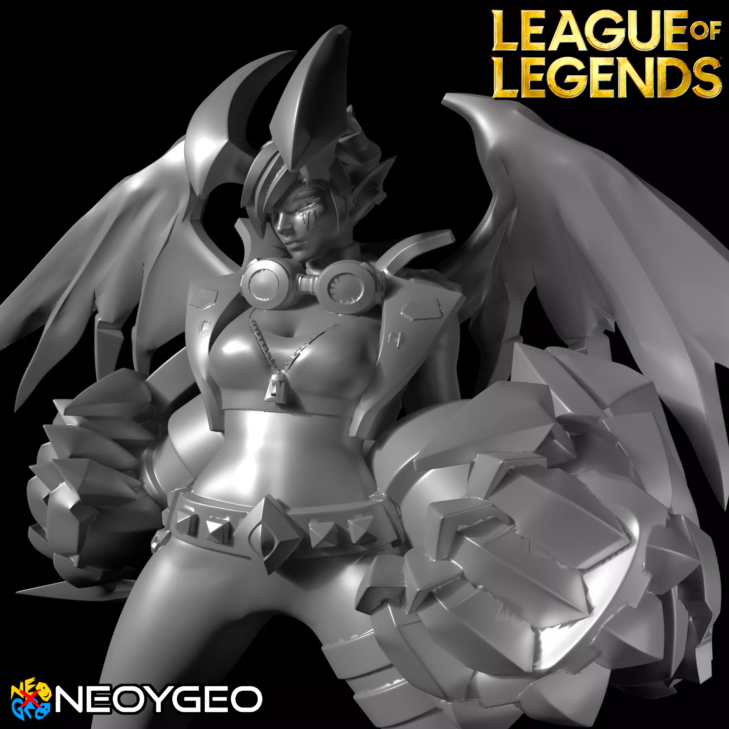 VI DEMON - LEAGUE OF LEGENDS 3D print model_0