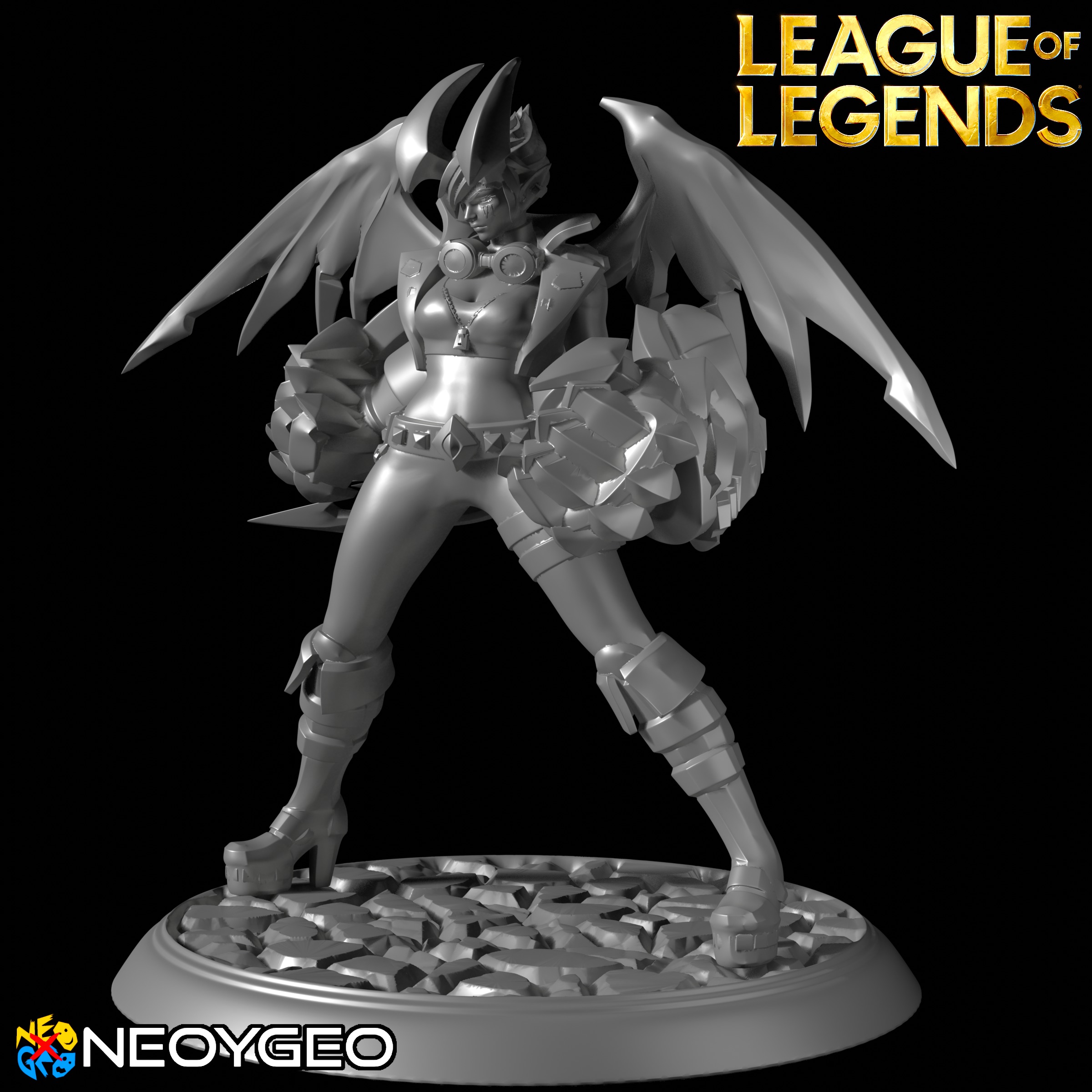 VI DEMON - LEAGUE OF LEGENDS 3D print model_2