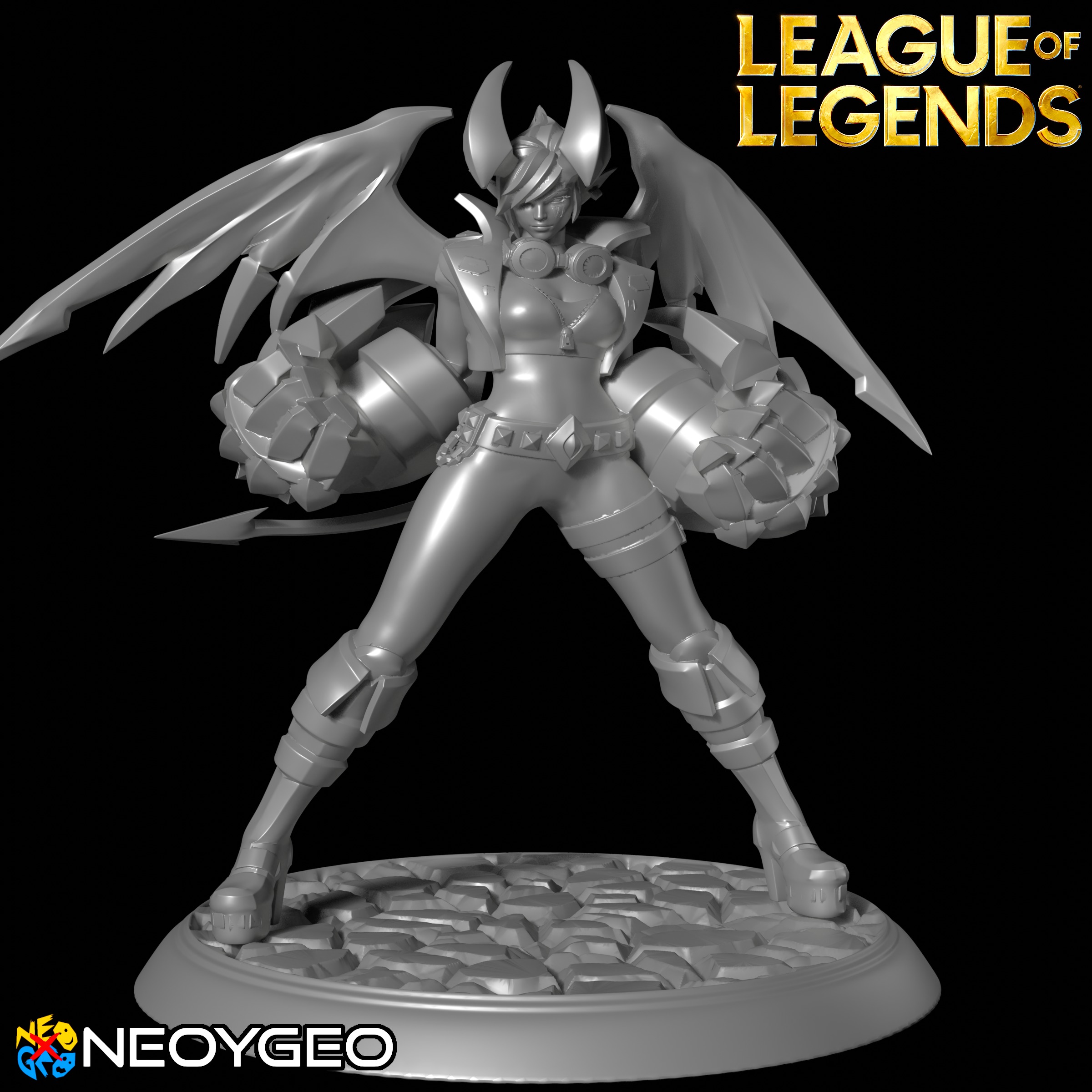VI DEMON - LEAGUE OF LEGENDS 3D print model_1