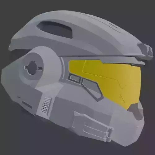 Halo noble 6 helmet 3D print model
