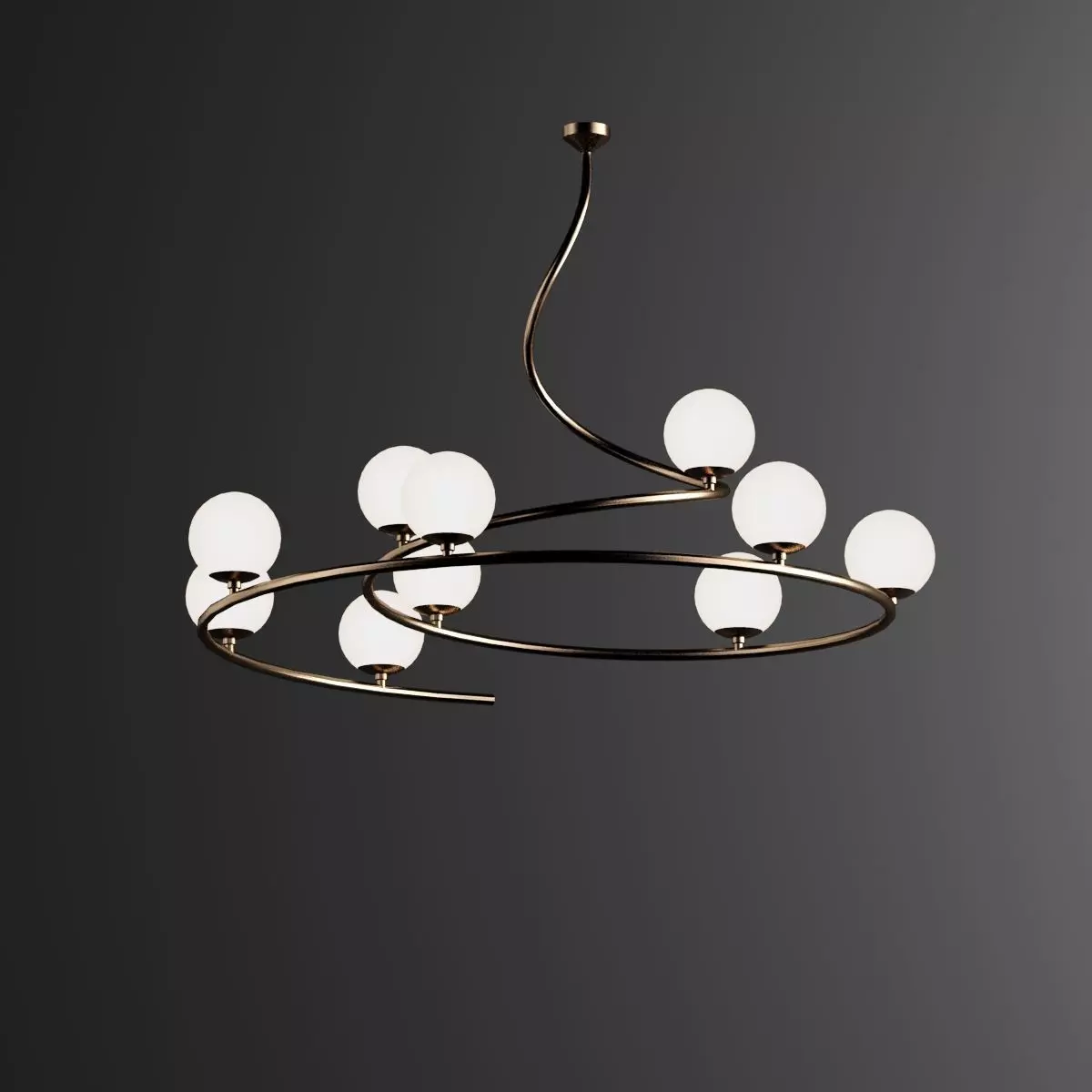 Ceiling light 3D model_0