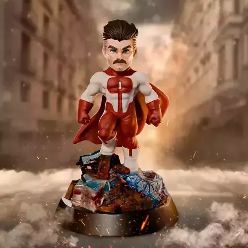 Omni Man - Chibi Figure from Invincible Anime 3D print model