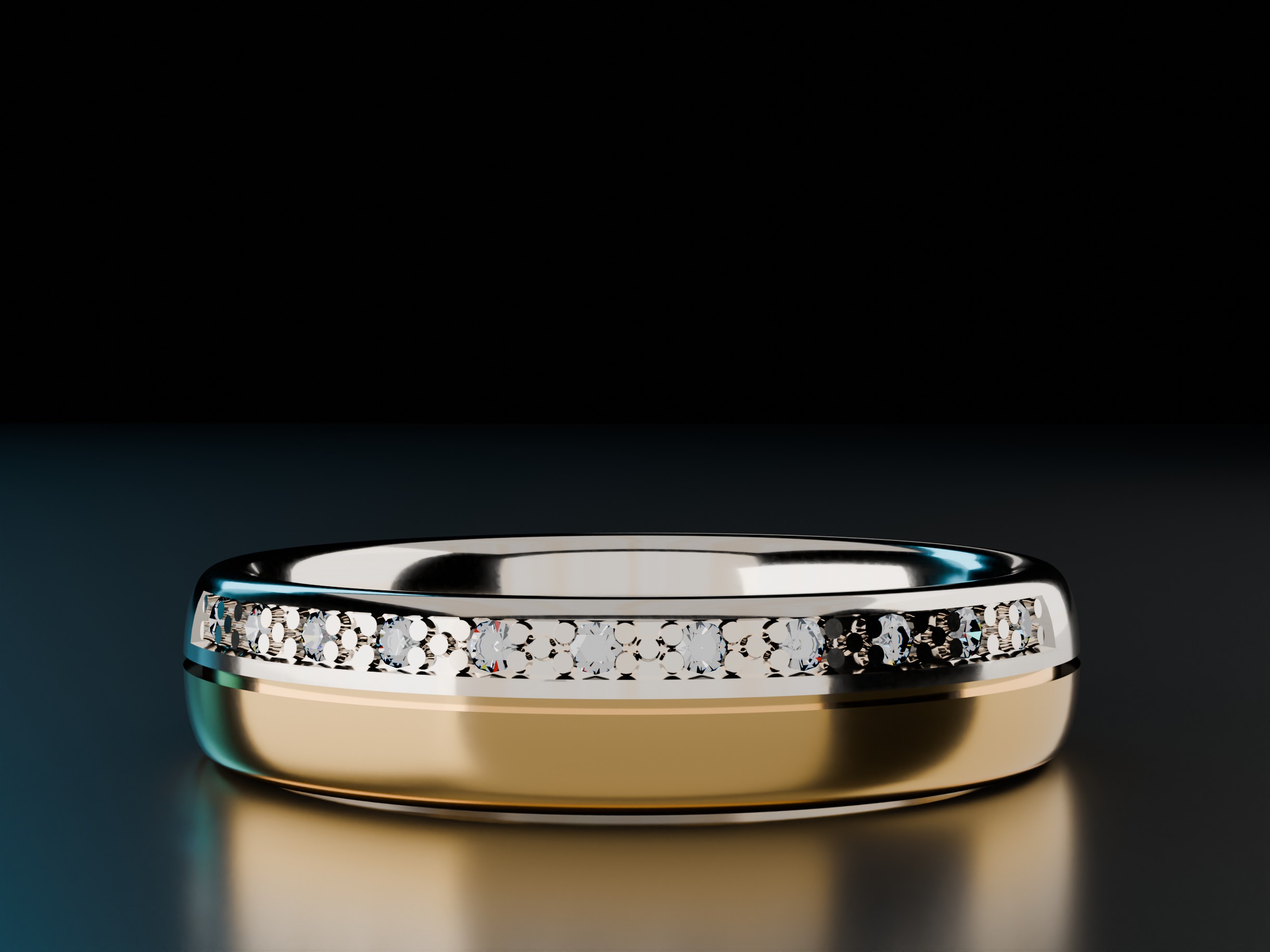 Wedding rings Free 3D print model_11