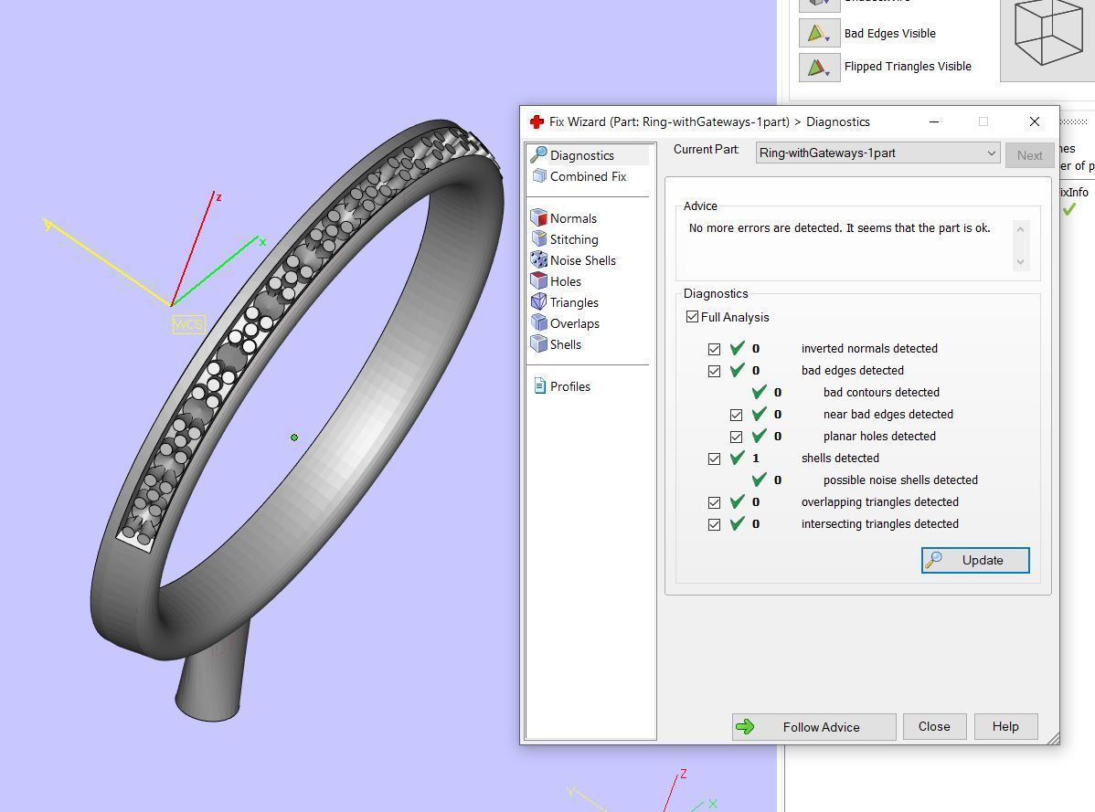 Wedding rings Free 3D print model_14