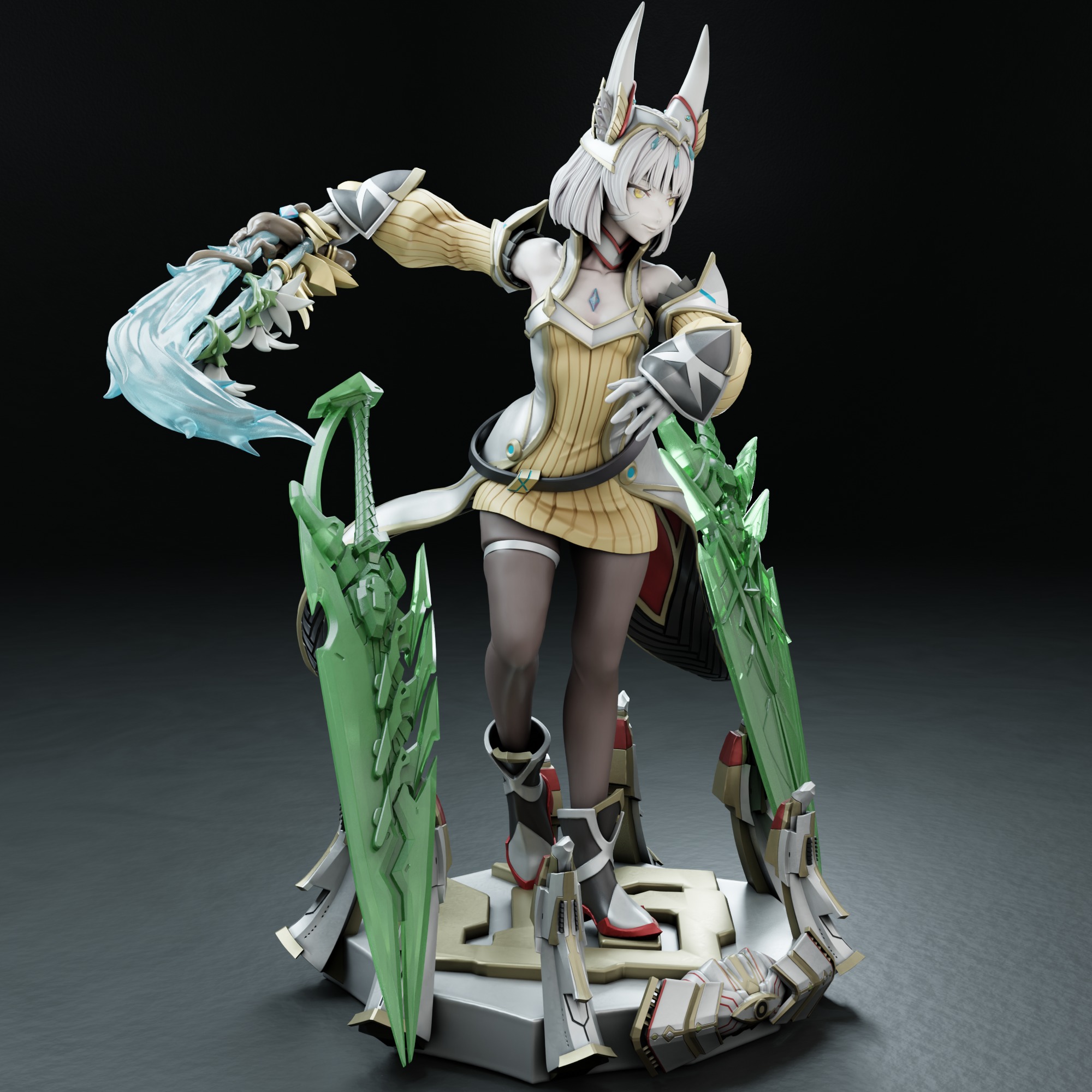 NIA - xenoblade chronicles 3 3D print model_2