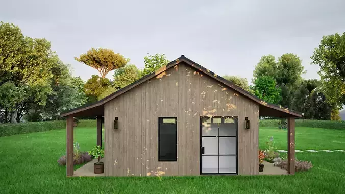small barn house