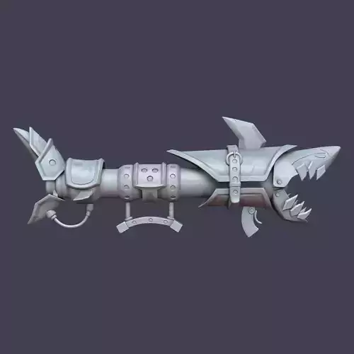 Jinx Fishbones Bazooka for print 3D print model