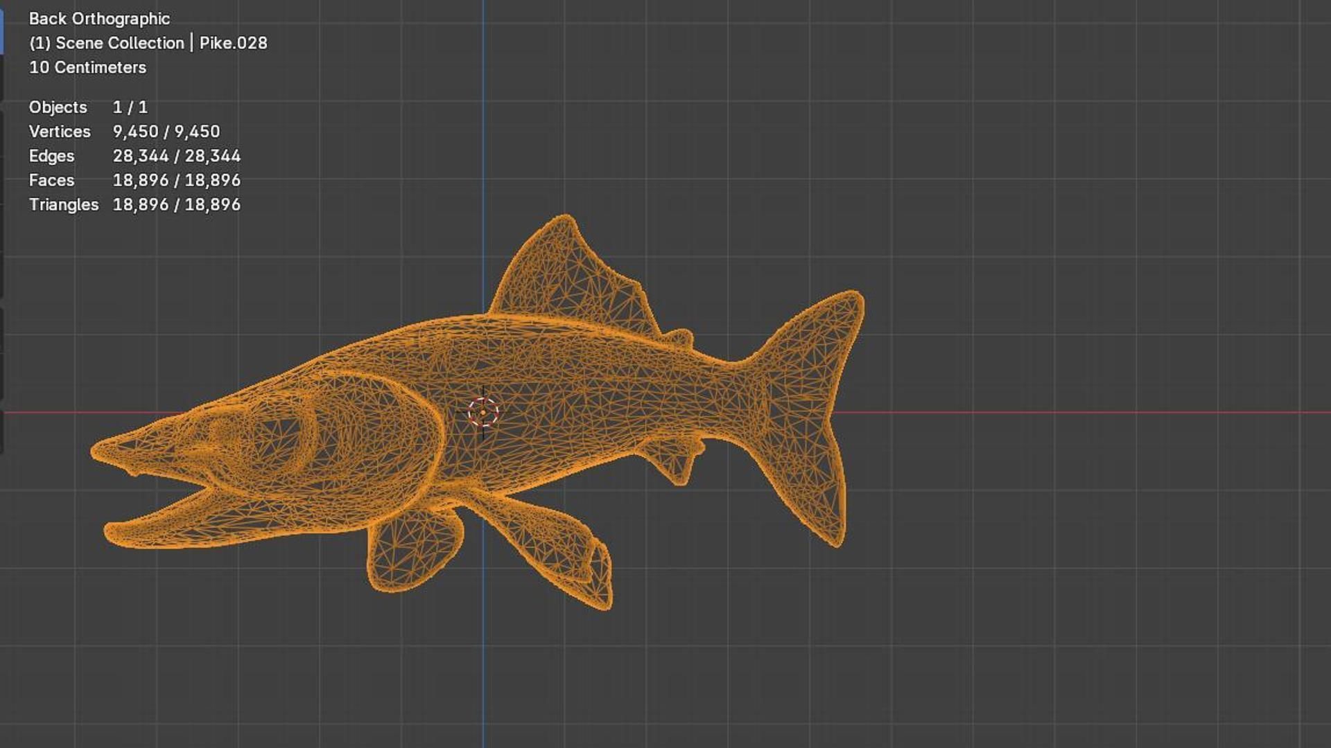 Trophy Fish Pike 2 3D model_6