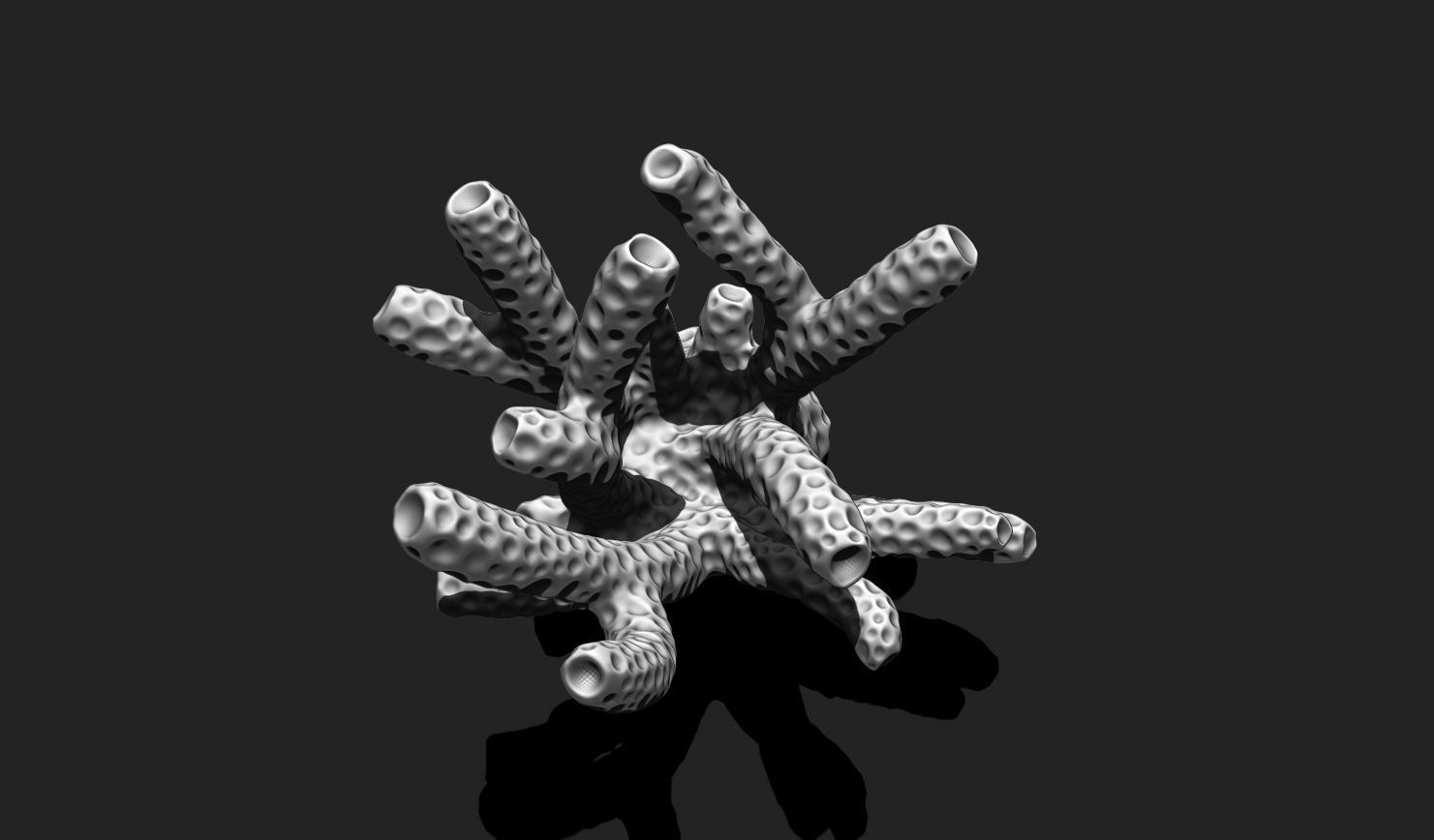 Coral 6 for 3D Printing - STL 3D Print - Aquarium - Home Decor 3D print model_11