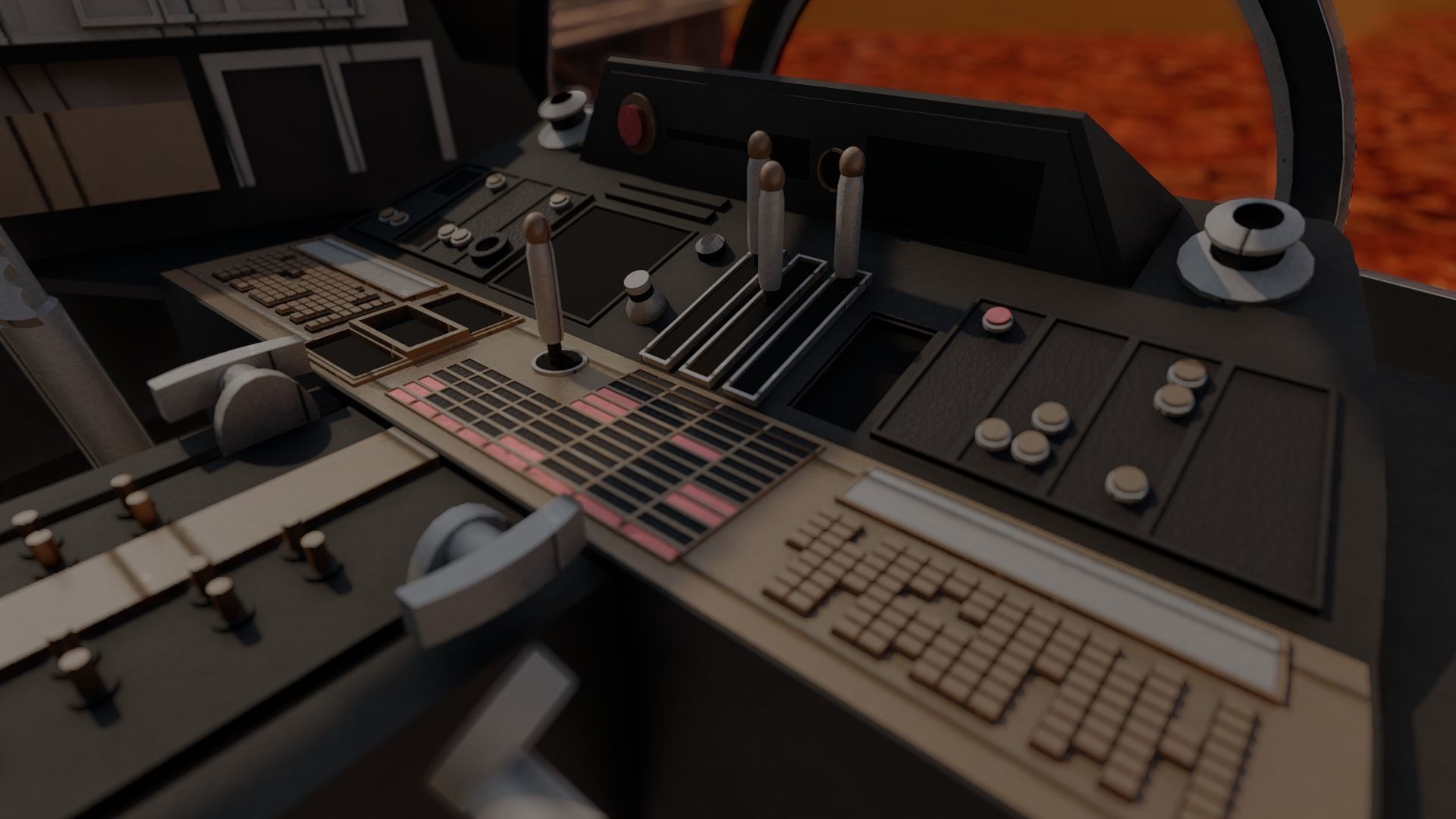 Millennium Falcon with Interior 3D model_22