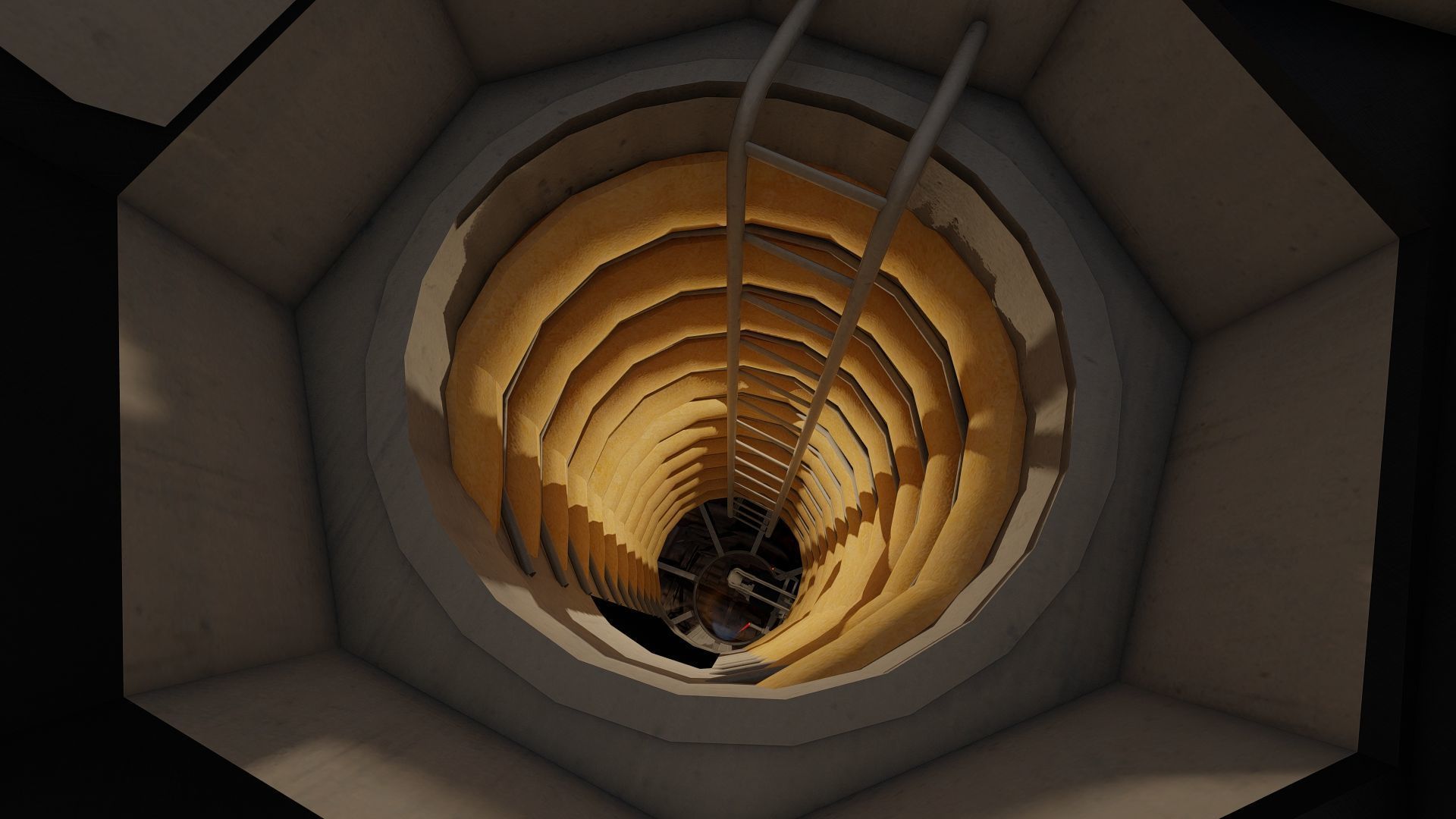 Millennium Falcon with Interior 3D model_28