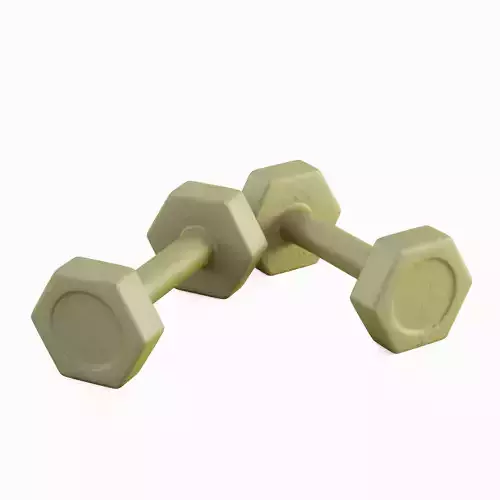 Small Rubber Dumbbell 06