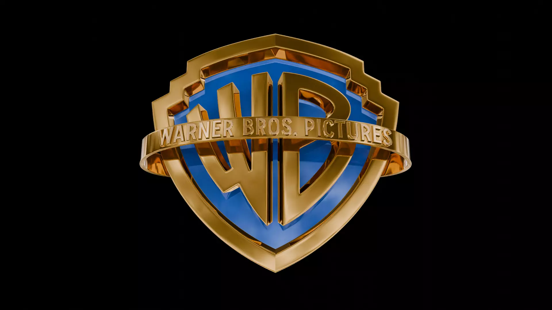 Warner Brothers Pictures Shield 2024 3D model_0