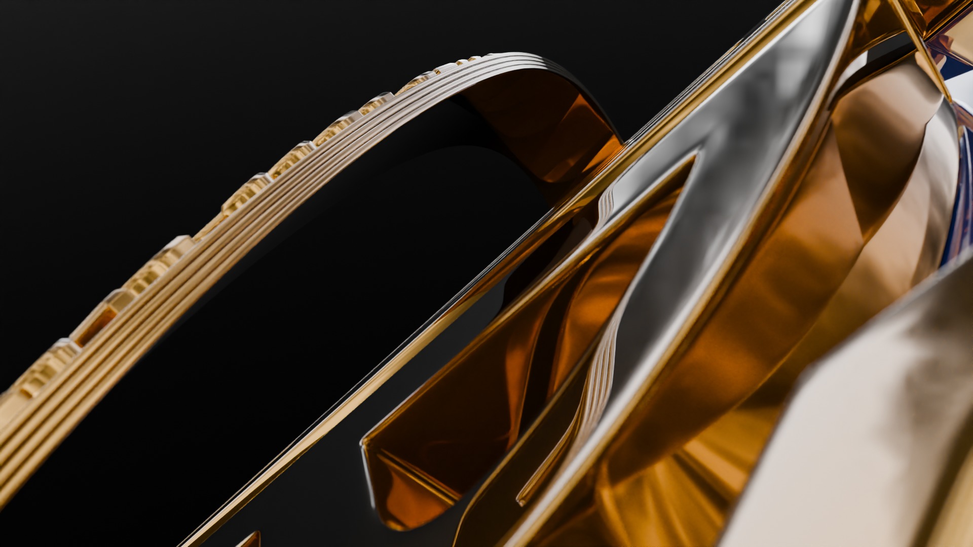 Warner Brothers Pictures Shield 2024 3D model_4