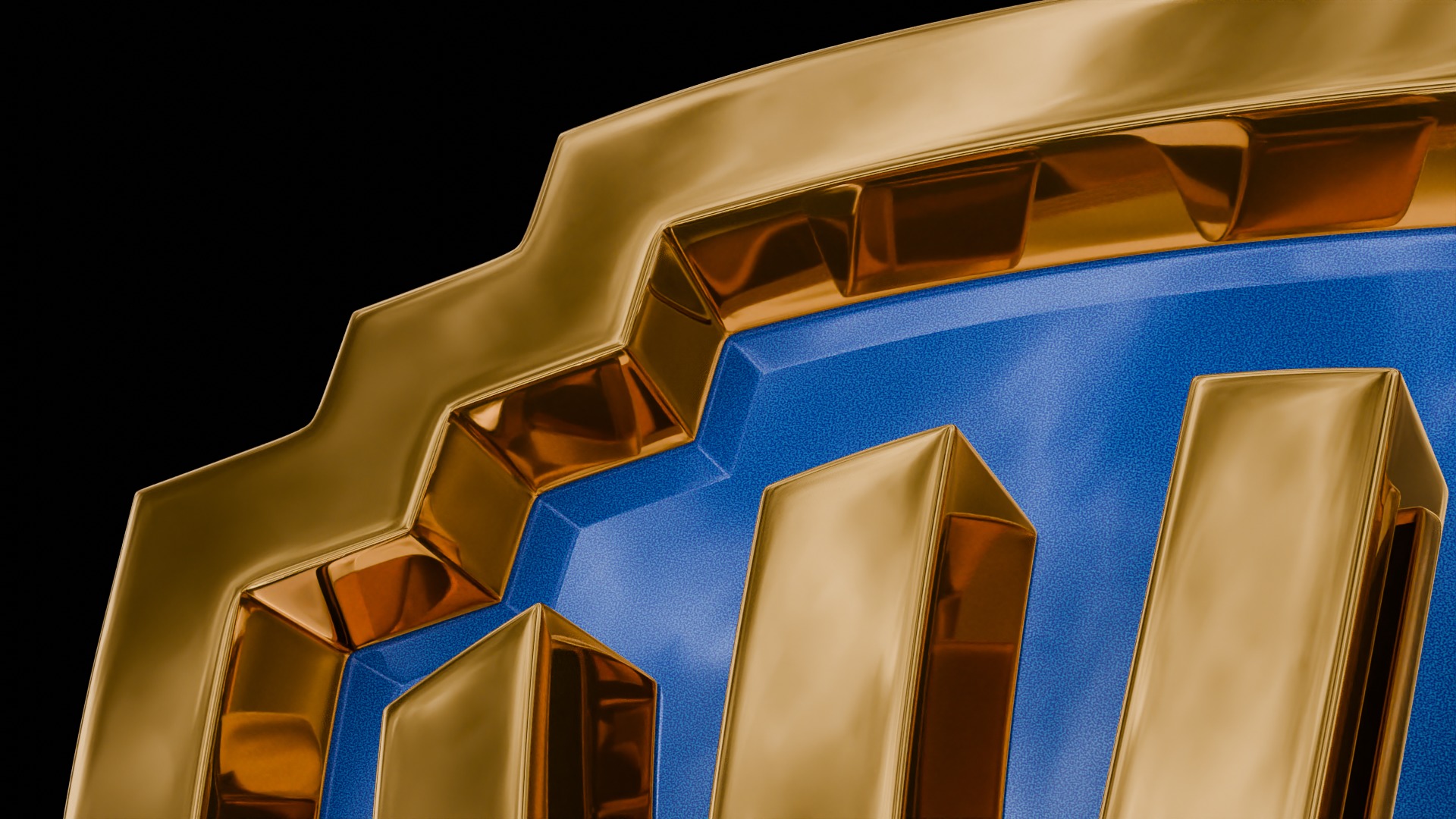 Warner Brothers Pictures Shield 2024 3D model_2