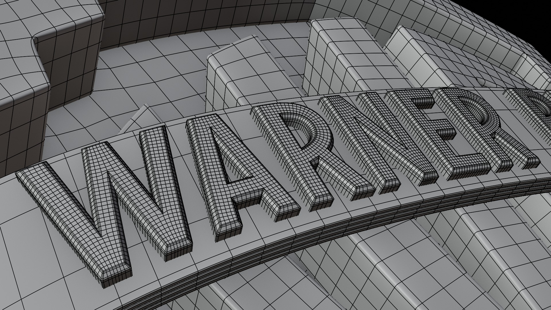 Warner Brothers Pictures Shield 2024 3D model_7