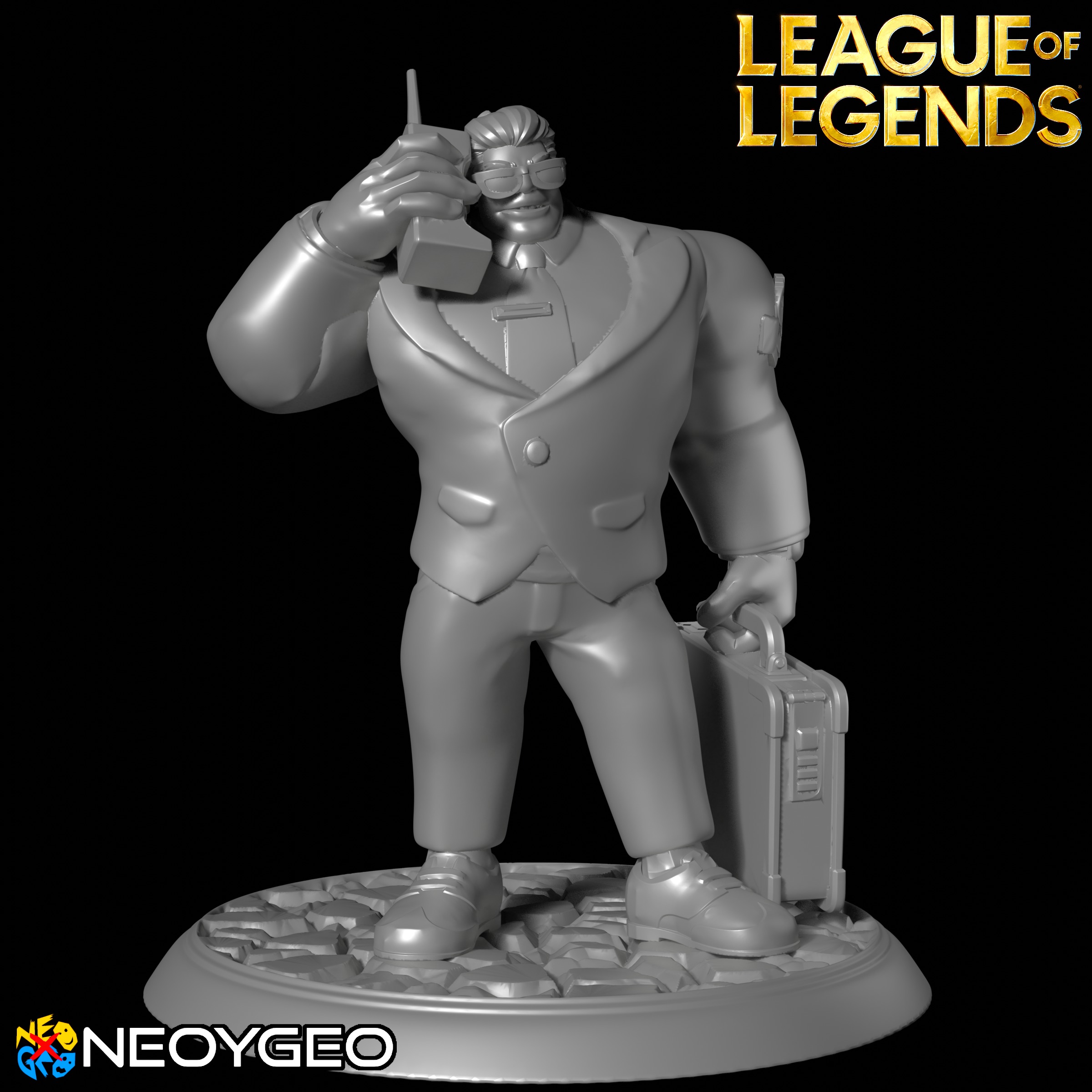 DR MUNDO CORPORATE - LEAGUE OF LEGENDS 3D print model_1