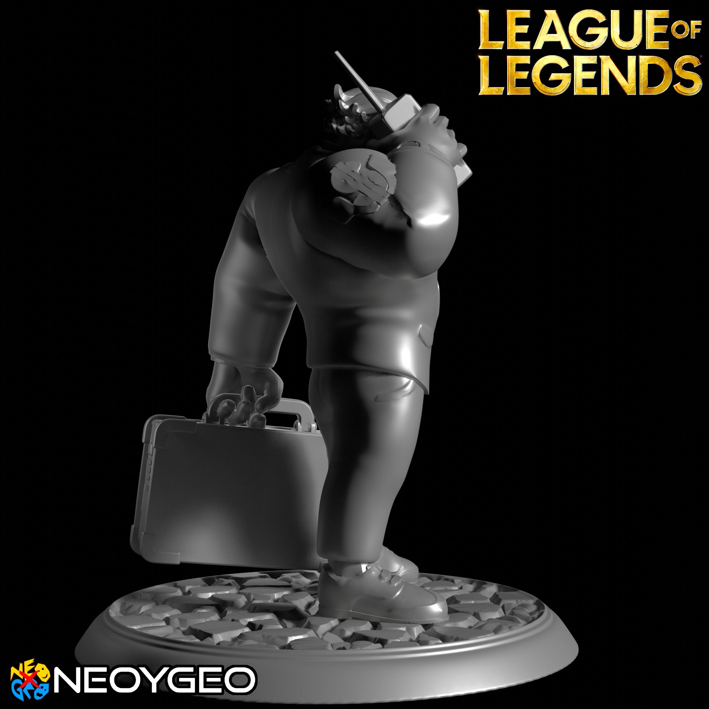 DR MUNDO CORPORATE - LEAGUE OF LEGENDS 3D print model_3