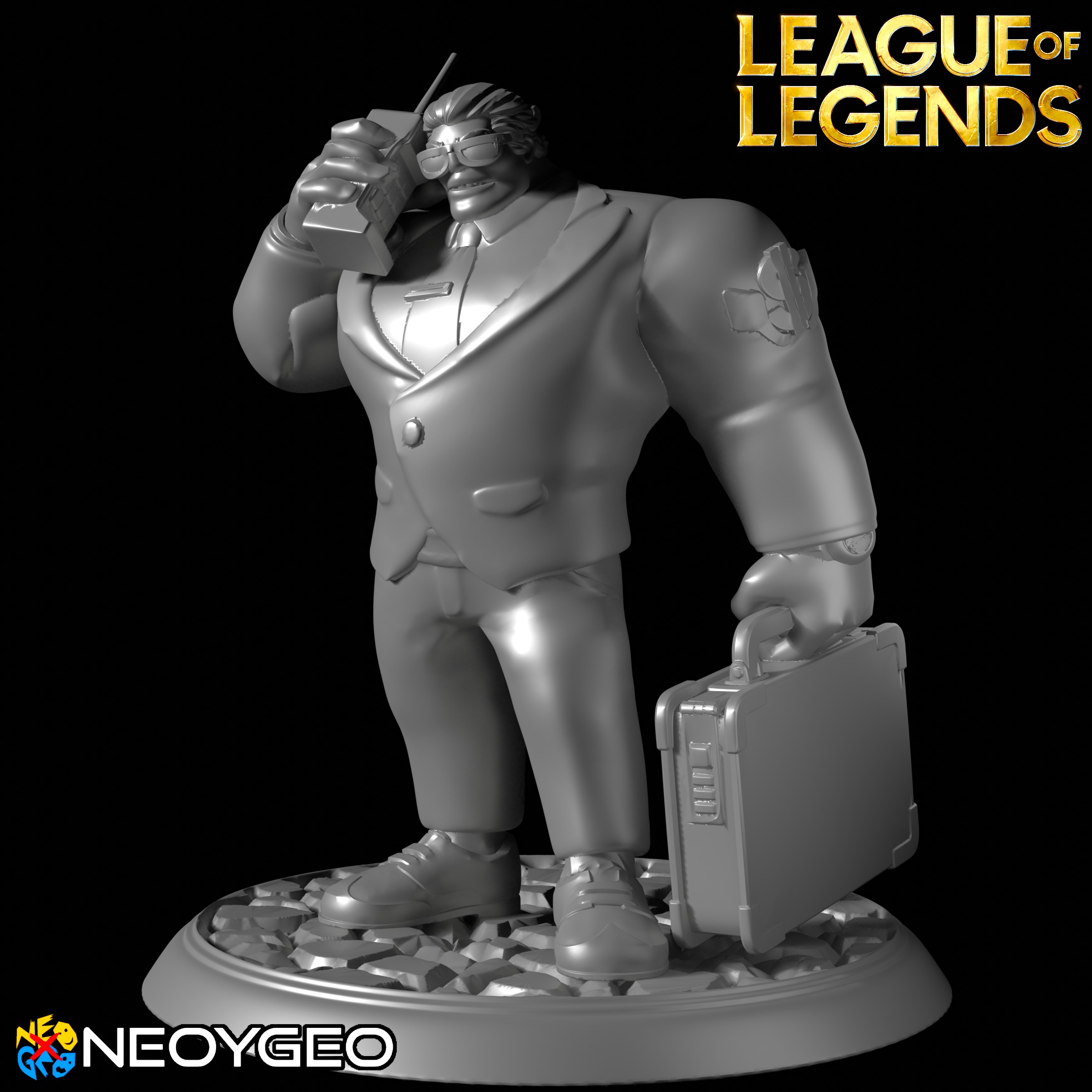 DR MUNDO CORPORATE - LEAGUE OF LEGENDS 3D print model_2
