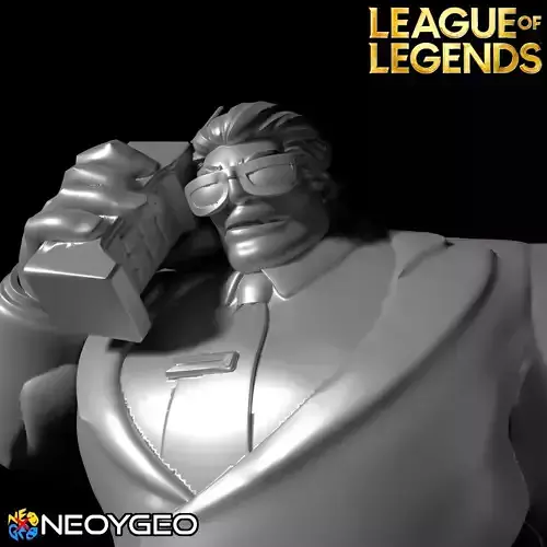 DR MUNDO CORPORATE - LEAGUE OF LEGENDS 3D print model